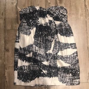 VERA WANG Lavender Label Mini Empire Waisted Dress